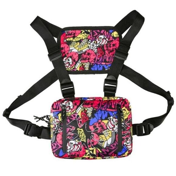 Men's Tactical Chest Rig Bag Nylon Pouch
